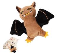 Interactive Cat Toys, Bat Shaped Cat Toy, Usb Charging Cat Toy, Electric Chew Toy, Funny Cat Teething Toy, Plush Cat Toy, Sound Making Cat Toy, Kitten Teething Toys, Cat Birthday Toy, Holiday Cat Toy