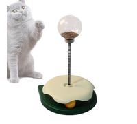Interactive Cat Treat Dispenser - Self Entertainment Feeding Ball, Cat Puzzle Toy for Mental Stimulation and Slow Feeding, Pet Feeder Ball, Foraging Hunting Swatting Play, Cognitive Training Pet Toy