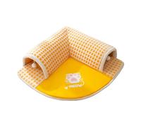 Interactive Cat Tunnel Bed, Plush Hideaway Passage, 2 in 1 Soft Bunk Cave, Non Slip Bottom Design, Interactive Pet Toy, Ideal for Kittens, Rabbits, and Small Pets Indoor Play
