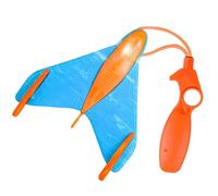 Interactive Catapult Airplane Toy - Glider Plane With Light Sound Effects, Kids Model Aircraft Launcher Outdoor Flying Sports Game Set | Ideal For Backyard Family Fun Beach Park Camping Entertainment