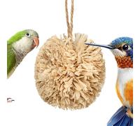 Interactive Chew Toy - Natural Play Toy, Chew Accessory with Encouraging Exercise, Play Set, Pet Entertainer, Cage Addition for Keeping Birds Happy Engaged Active and Healthy Indoors Outdoors