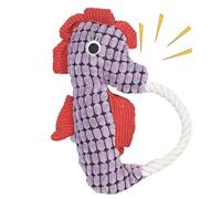 Interactive Chew Toy, Sea Animal Plush, Aggressive Chewer Plush, Crinkle Dog Toys, 7.48x9.84 Inches, Making It a Great Choice for Teething Puppies and Aggressives Chewers