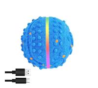 Interactive Dog Ball - Bola de perro impermeable E-TPU Bouncing | Smart Interactive Dog Ball With Lights | 8 cm 155 g 450 mAh Type-C - 3 Play Modes Beating Rolling LED - For Strong Heavy Aggressive