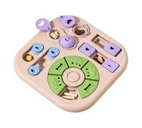 Interactive Dog Educational Toy - Dispensador de tratamiento para perros de 11 x 11 x 2 pulgadas, juguete de tratamiento para perros no resbaladizos, interactîve lento, juguete interactivo, juguetes