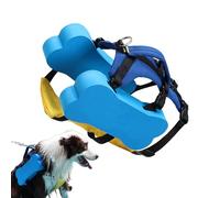 Interactive Dog Swim Vest, Puppy Swimming Safety Vest, Adjustable Life Preserver with Rescue Handle Reflective Float Coat for Small, Medium and Large Dogs, as Size Chart