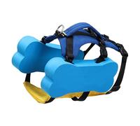 Interactive Dog Swim Vest, Puppy Swimming Safety Vest, Adjustable Life Preserver with Rescue Handle Reflective Float Coat for Small, Medium and Large Dogs, as Size Chart