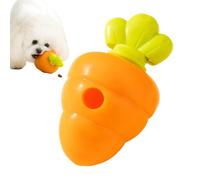 Interactive Dog Toy - food reward toy, playful chewing treat tool | carrot shape toy for puppy teething training, indoor pet entertainment for exercise, engaging chew toy for small medium breed dogs