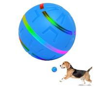 Interactive Dog Toys Ball, Intelligent Pet Rolling Ball with Remote Control Activation, Rechargeable Smart Dog Toy Ball with LED Flash for Small, Medium, and Large Dogs Remote Control Activated Pet To