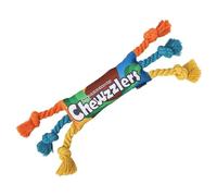 Interactive Dog Toys - Bite-Resistant Tug-of-War Gear, High-Tenacity Woven Rope with Rubber Grips, Fetch and Pull Toy, Heavy Duty Dentals Health Cleaner, Pet Exercise Tool for Aggressive Chewers