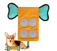 Interactive Dog Treat Dispenser Toy, Sound-Enabled Puzzle Feeder, Slow Chew Enrichment Game, Food Dispensing Toy to Puppies, Medium, Large Dogs, Ideal for Training, Teething, Playtime, 23x19.7x3cm