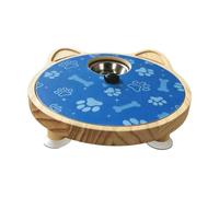 Interactive Educational Feeder Rotating Pet Wooden Scratcher with Treat Box | Wooden Pet Feeder Non-slip Suction Cup Dog Scratch Pad Nails For Cats Play Boredom Home Pet Carpet Brain Cognitive Floor s