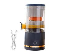 Interactive Electric Juicer, Citrus Squeezer, Fruit Extractor, Automatic Pulp Separator, Portable Rechargeable Juice Maker for Fresh Lime, Orange, Grapefruit Home, Travel, Workplace 4.33x9.25 Inches