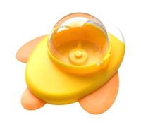 Interactive Feeder, Dog Puzzle, Cat Toy, Educational Treat Dispenser, Rotating Aircraft Design, ABS Material, 6.3x5.31x3.94 Inches, for Floor Desk Home Travel Snack Training Use