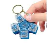 Interactive Fidget Clicker, Keyboard Relief Toy, 2.48 Inches Button Keychain with Sensory Feature, Stress Reliefs Toy, Clicker Gadget with Sturdy Material, Fun Accessory for Home and Offices