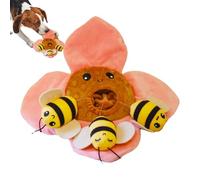 Interactive Food Dispensing Dog Toys, Squeak Crinkle Chewing Toys, Plush Dog Puzzle Toys for Medium and Large Dogs, Funny Interactive Chew Toys for Mental Stimulation, Treat Dispensing Toys for Dogs