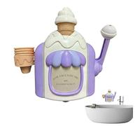 Interactive Ice Cream Toy - Educational Water Play, Pretend Scoop Game, Safe ABS Bath Bubble Maker with Colorful Accessories, Kids Shower Pool Fun Set, Creative Activity for Boys Girls Ages Four Plus