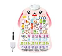 Interactive Learning Wall Chart, Alphabet Number Poster, Fruit and Vegetable Sound Chart with Educational Features, Durable Kids Accessory with Colorful Design, Learning Tool for