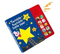 Interactive Music Book, Musical Learning Sound, 9.06x8.27x1.18, Features 10 Classic Nursery Rhymes, Educational Songs, Audio Story Book for Boys and Girls, Early Development
