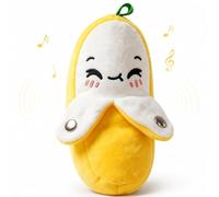 Interactive Music Plush Toy, 2026 New Interactive Fruit Plush Toy, Soft Interactives Banana Toys Dual Mode Play, PP Cotton (Banana)