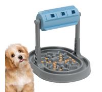 Interactive Pet Rolling Slow Feeder & Puzzle Toy | Adjustable Dog and Cat Food Bowl for Slow Feeding Kittens, Puppies, and Cats | Encourages Healthy Eating and Fun Playtime for Pets