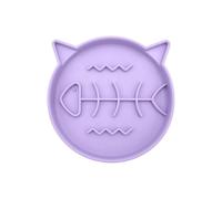 Interactive Pet Slow Feeder - Non Slip Silicone Bowl, Cat Feeding with Controlled Use, Construction Design, Compact Setup Arrangement, Feeding Kit for Indoor Outdoor Surfaces Cats Puppies and Kittens