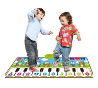 Interactive Piano Dance Mat Kids, Electronic Musical Floor Carpet, Developmental Play Instrument Sounds, Dance Effects, Portable Lightweight, Suitable for Travel Kindergarten