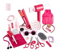 Interactive Pretend Play Hair Salon Set, Mirror Toys, Girls Daycare Travel