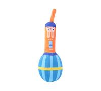 Interactive Puppy Chew - Funny Squeaky Plaything | Durable Bite Resistant Companion for Small Pets, Gentle dentall Health Support, Amusing Gift for Puppies, Cozy Fabric Entertainment Stuff, Engaging