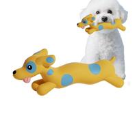 Interactive Puppy Toys, Latex Dog Chew, 60 g Portable Device with Fresh Use, Squeaky Aid Kit, Soft Play Toy with Easy Handling, Home Accessories for Boredom Relief Medium Large Breeds Outdoor