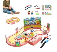 Interactive Racing Game - Motion Toy Speed Challenge for Children, Double Player Simulation with Competitive Board Play, Exciting Entertainment for School and Home, 21.5x9.84x5.71 Inches