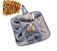 Interactive Slow Eating Mat, Dog Snuffle Mat, Cat Sniffing Feeding Mat, Puppy Puzzle Feeding Mat, 30x30x3 Cm, / 11.81x11.81x1.18in, Pet Cat Slow-Feeding Sniff Mat for Dogs, Bunny, Hamsters