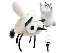 Interactive Toys USB Rechargeable Realistic Fly Shape detect your cat