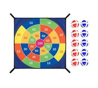 Interactive Trampoline Dart Board - Sticky Ball Target Toy Set, High Grip Acrobatic Game, Durable Backyard Party Entertainment, Easy Install Safety Net Accessory, Fun Birthday Activity | for Kids