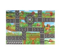 Interactive Vehicle Play Mat, Anti-Slip Foldable, Washable Kids Activity