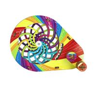 Interactive Wooden Rotating Interlocking | Optics Toy DIY Puzzle Set - For Boys Girls Adults Teen Family Friends