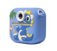 Interactively - Cámara de impresora fotográfica para niños, grabadora de video 1080P, pantalla de 2.4 pulgadas, zoom digital 8X, cámara digital creativa para niños con impresión fotográfica