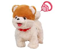 Interactivo Caminar de Peluche Cachorro Juguete Perro,Control remoto electrónico Perro Robot Realista,Con Detección Táctil, Sonidos Realistas para Niños 3 4 5 6+ Años Niñas Niños Regalo (A)
