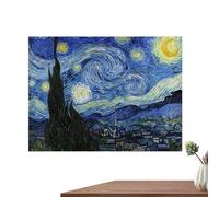 Interactivo de 2000 Piezas, Divertido para Adultos, Obra de Arte de Noche Estrellada por Vincent Van Gogh, decoración de Pared única para el hogar, Juego de Pensamiento