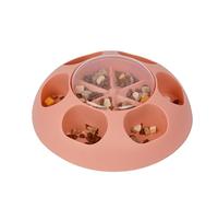 Interactivo de alimentación Lenta para Perros, dispensador de Alimentos, Adorable Entrenamiento y enriquecimiento, Juego Cerebral de estimulación Mental para Perros, 10.2 x 10.2 x 3.54