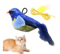 interactivo genérico para gatos con sonido de pájaro: interactivo | Entretenimiento interior para gatos, del estrés, masticar en forma de, accesorio dúo