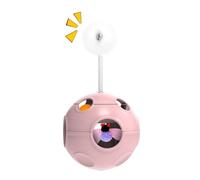 interactivo para gatos - Accesorios enriquecedores para mascotas con hierba gatera, accesorios de actividad para bolas de juego giratorias, dispositivo de entretenimiento atractivo para