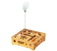 Interactivo para Gatos, de Laberinto, Juguete para Entrenamiento, Tablero Compuesto con arañazos, enriquecimiento de, del aburrimiento Interior, Sala de Estar en casa