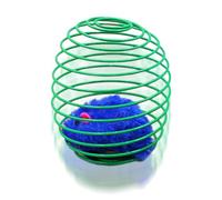 interactivo para gatos, e interactivo, colorido resorte, juguetes para gatos en movimiento, para jugar, entrenamiento, ejercicio, estimulación mental, caza, simulación, rascado