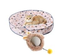 interactivo para gatos - Oxford 70 x 10 cm 27,56 in | automático con bola rodante con juego independiente silencioso, ejercicio, simulación de caza | Regalo de cumpleaños de Navidad d