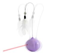 interactivo para gatos | Varilla de enriquecimiento interactiva | caña de juego automática para gatos, para gatitos pequeños, medianos y grandes para interiores y exteriores, patios, terrazas,