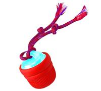 interactivo para perros: pelota móvil impermeable, para masticar flotante con bola de cuerda | rodante automático para cachorros pequeños, medianos y grandes, en casa, interior