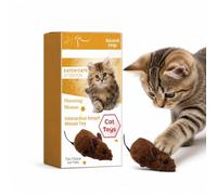 Interactivo Peludo Juguetes Gato Ratones para Gatos, Ratón para gatos, Ratones para Gatos para Jugar, sonidos realistas, Decoración divertida Persecuciones, Adecuado para entrenamiento de gatos, jueg