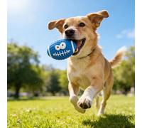 Interaktive Hundespielzeug Funny Face Latex Squeaky Chew For Interactive Play (F, 6. 4 x 9. 5 cm)