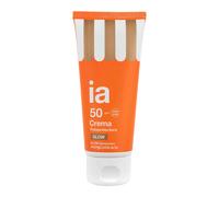 INTERAPOTHEK crema fotoprotectora Glow SPF50 100 ml - crema corporal con acabado luminoso