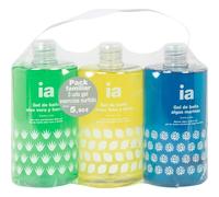 INTERAPOTHEK GEL ESENCIAL TRIPLO SURTIDO BAMBU+ALOE + CITRICO 750ML